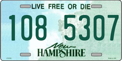 NH license plate 1085307