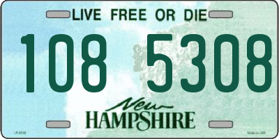 NH license plate 1085308