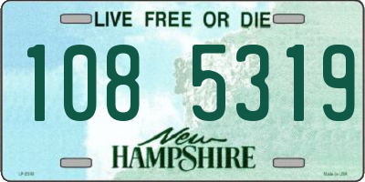 NH license plate 1085319