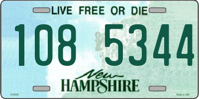 NH license plate 1085344