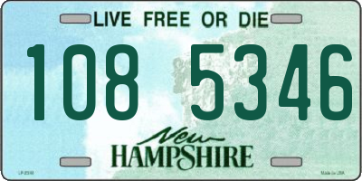 NH license plate 1085346