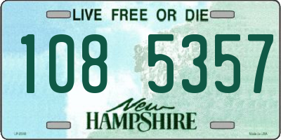 NH license plate 1085357