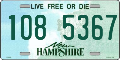 NH license plate 1085367