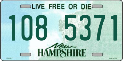 NH license plate 1085371