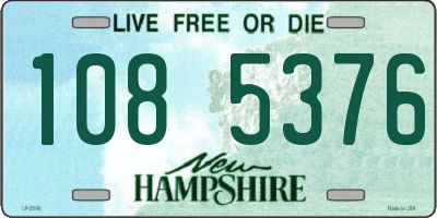 NH license plate 1085376