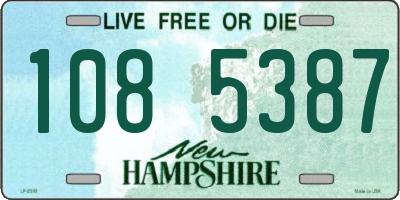 NH license plate 1085387