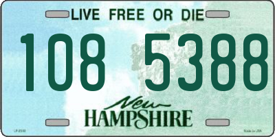 NH license plate 1085388