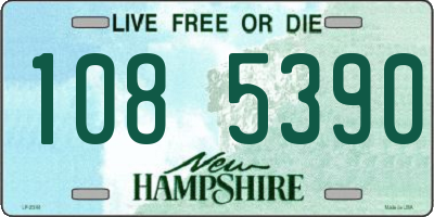 NH license plate 1085390