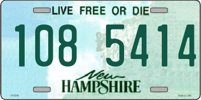 NH license plate 1085414