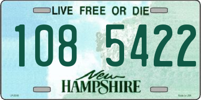 NH license plate 1085422