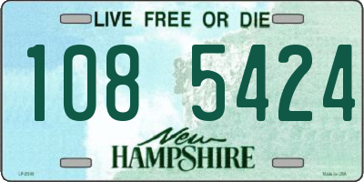 NH license plate 1085424