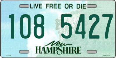 NH license plate 1085427