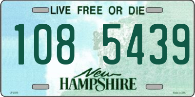 NH license plate 1085439