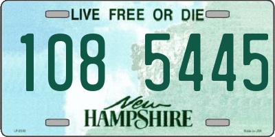 NH license plate 1085445