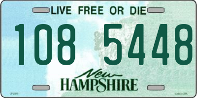NH license plate 1085448