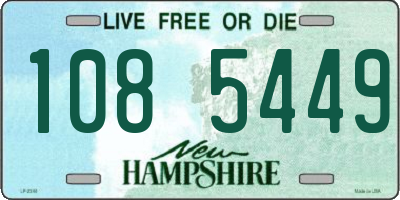 NH license plate 1085449