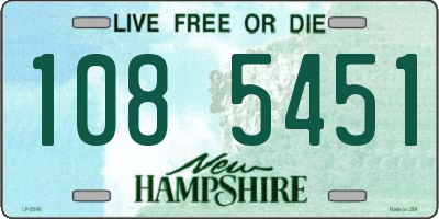 NH license plate 1085451