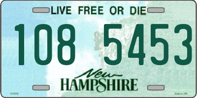 NH license plate 1085453