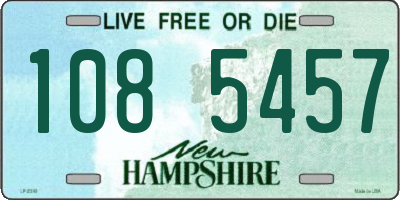 NH license plate 1085457