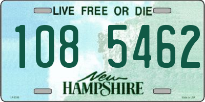 NH license plate 1085462