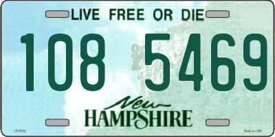 NH license plate 1085469