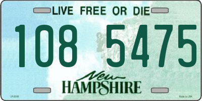 NH license plate 1085475