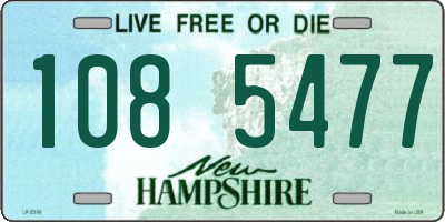 NH license plate 1085477