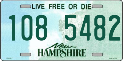 NH license plate 1085482