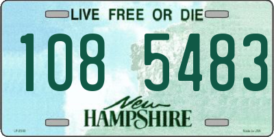 NH license plate 1085483