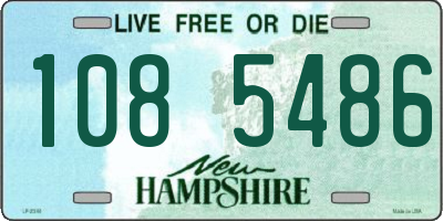 NH license plate 1085486