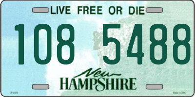 NH license plate 1085488