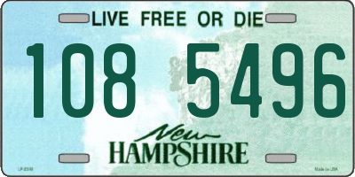 NH license plate 1085496