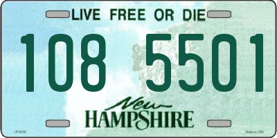 NH license plate 1085501
