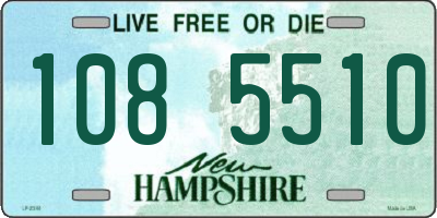 NH license plate 1085510