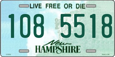 NH license plate 1085518
