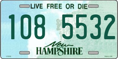 NH license plate 1085532