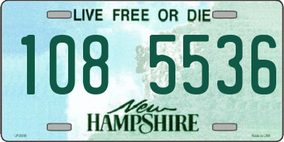 NH license plate 1085536