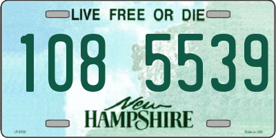 NH license plate 1085539