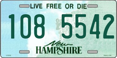 NH license plate 1085542