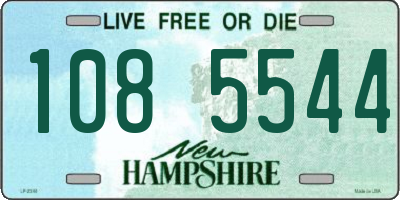 NH license plate 1085544