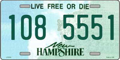 NH license plate 1085551