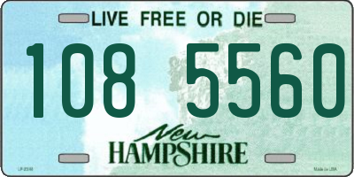 NH license plate 1085560