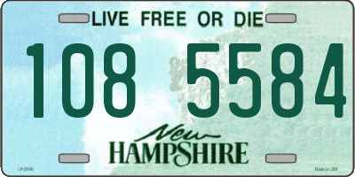 NH license plate 1085584