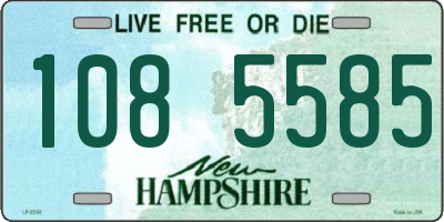 NH license plate 1085585