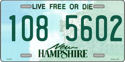 NH license plate 1085602