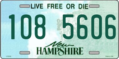 NH license plate 1085606