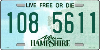 NH license plate 1085611
