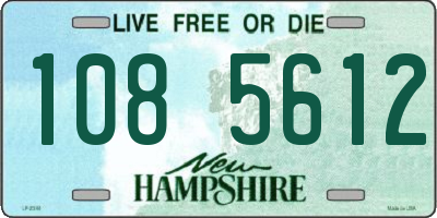NH license plate 1085612