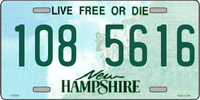 NH license plate 1085616