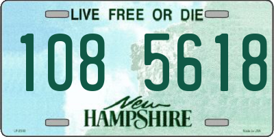 NH license plate 1085618